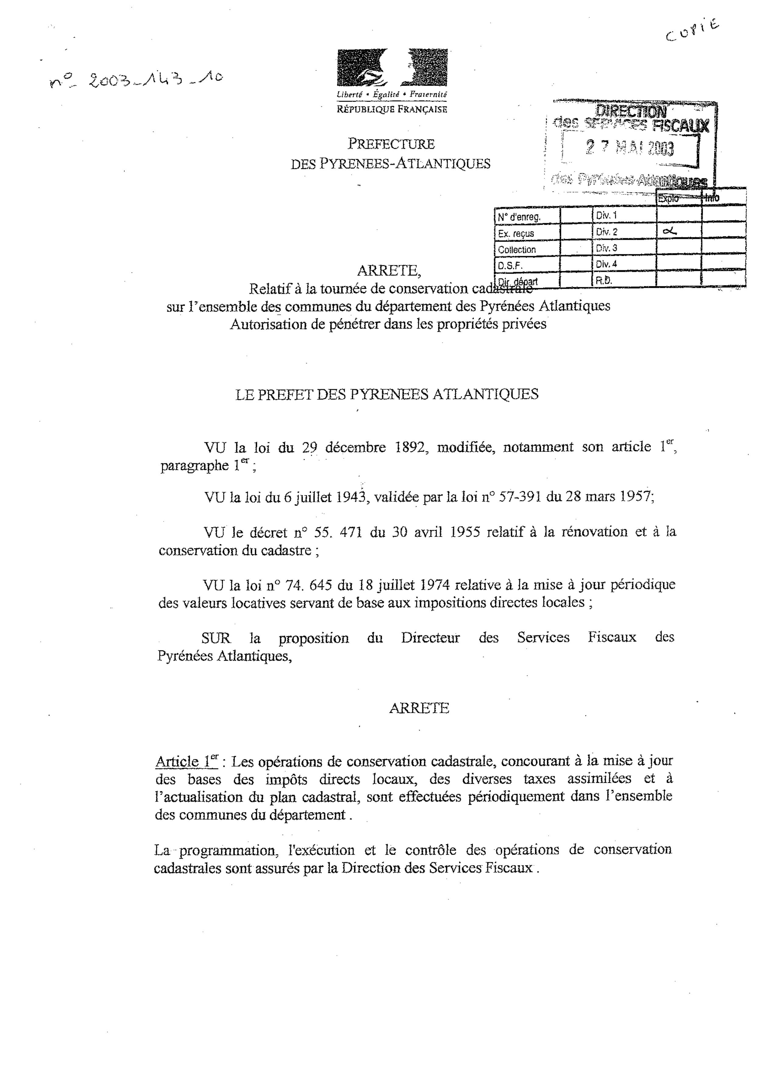 ARRETE PREF PAGE 1