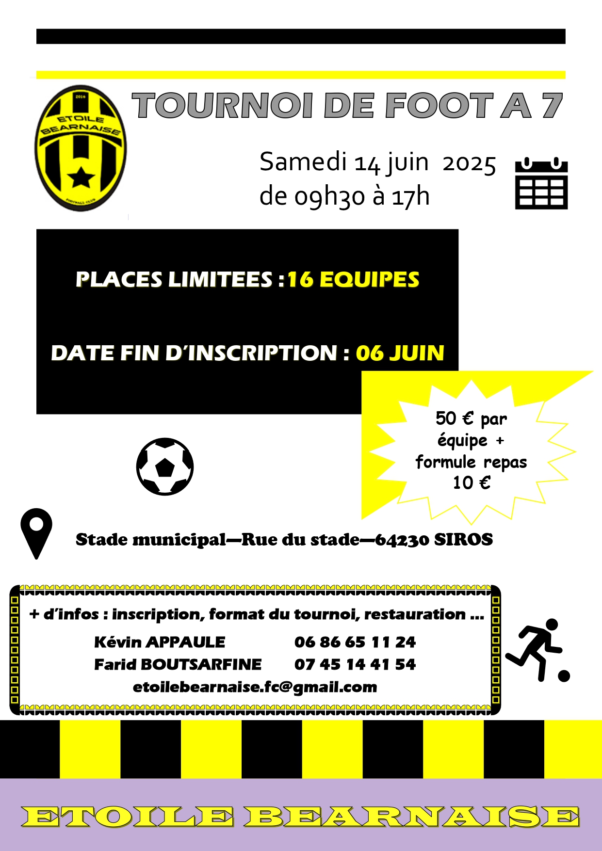 Affiche Tournoi ETOILE BEARNAISE du 14 juin 2025 page 0001