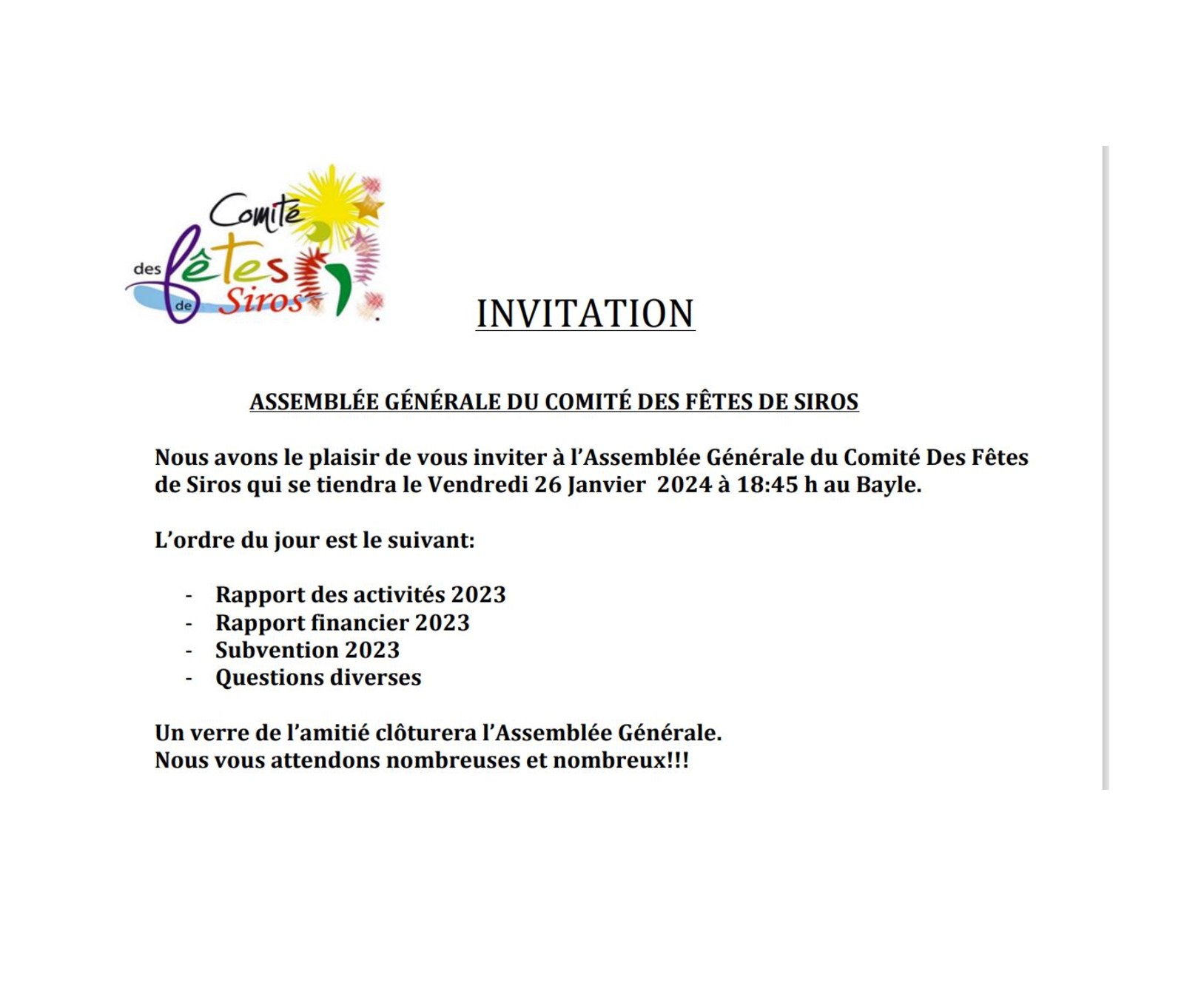 FLYER AG COMITE FETES