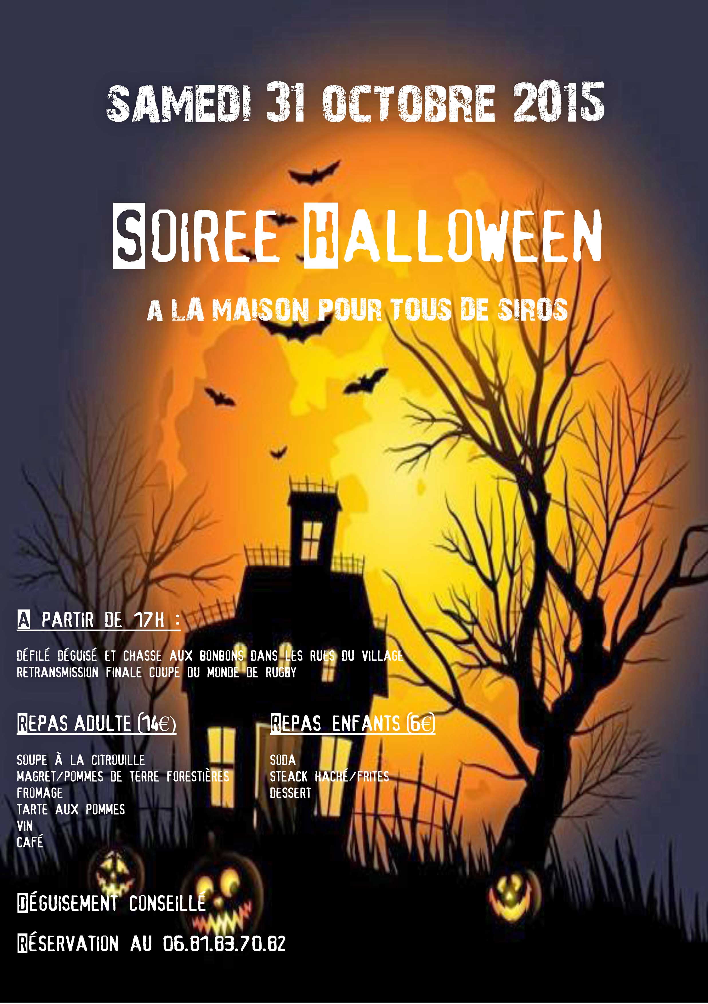 Affiche Halloween Foot 2015