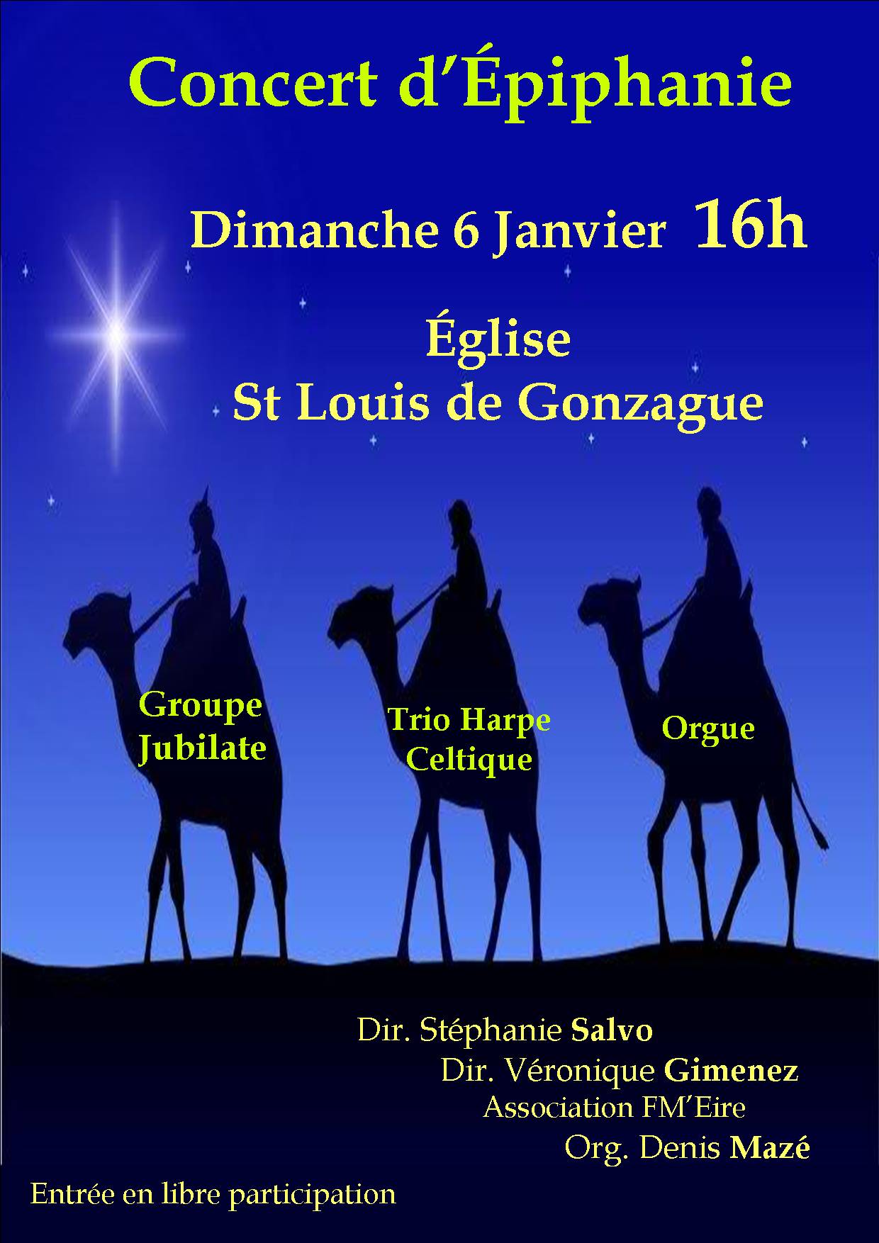 Affiche concert Epiphanie 2019