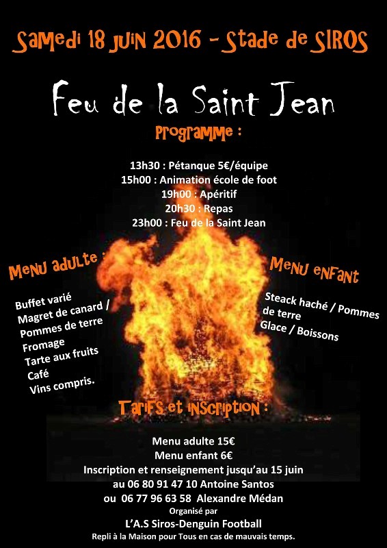 Flyer Feu Saint Jean 2016