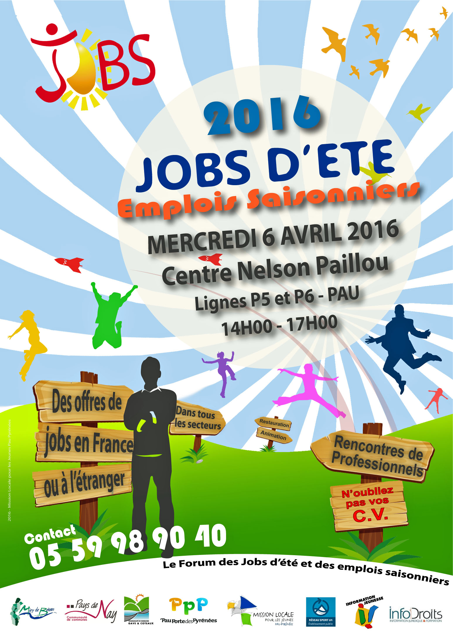 Affiche Jobs Ete Miey 2016