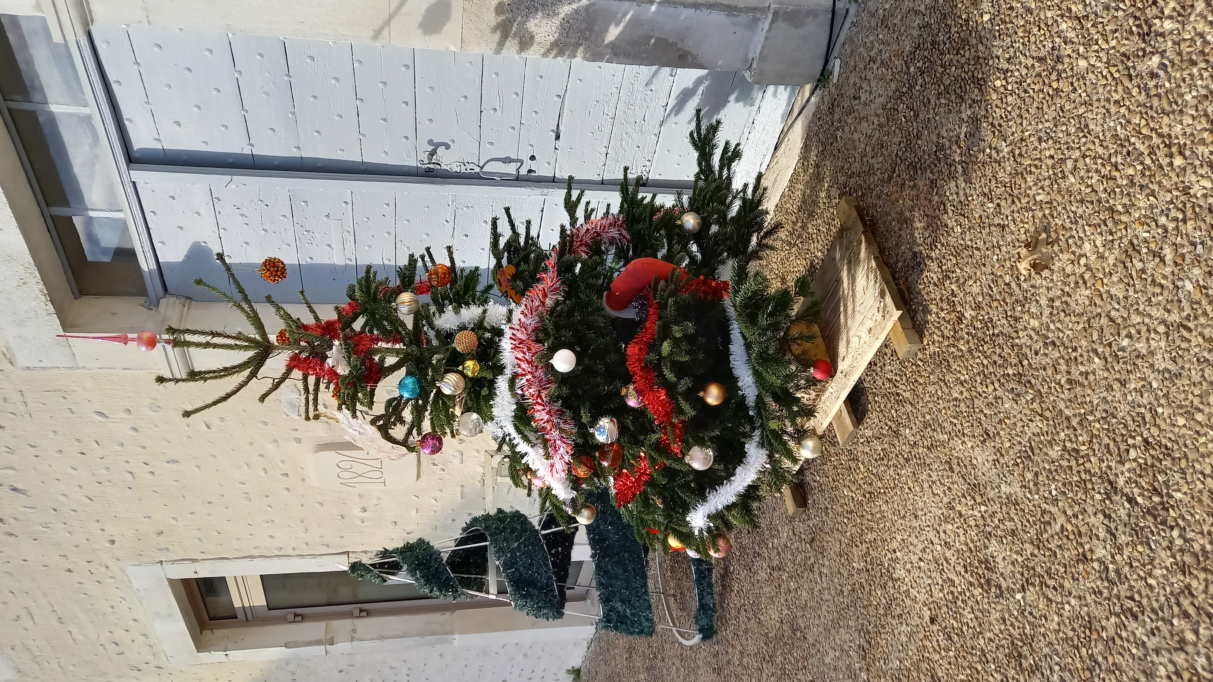 PHOTO SAPIN NOEL DEVANT MAIRIE