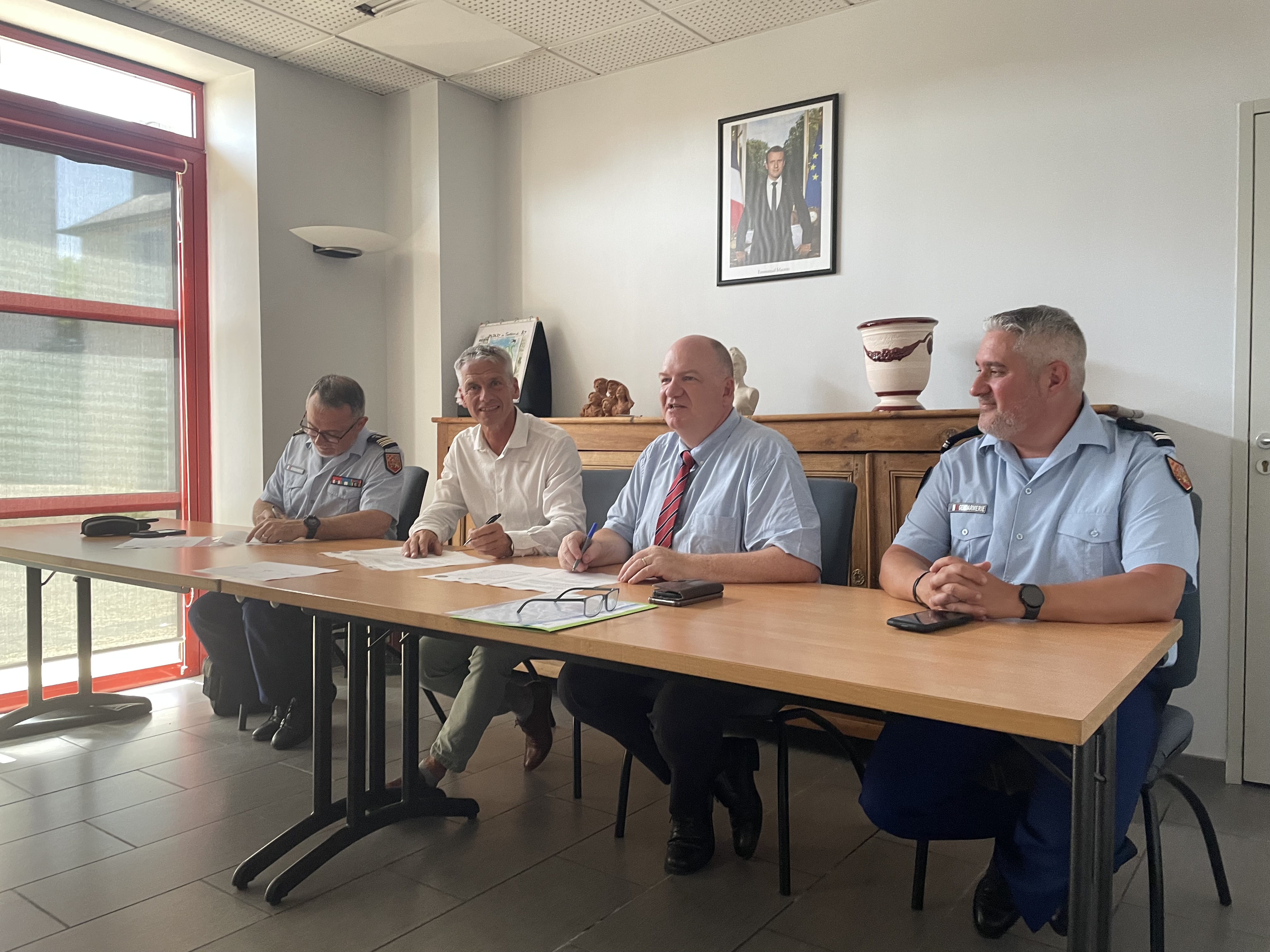 signature protocole gendarmerie 06 25